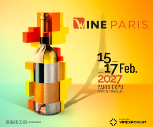 Retrouvons nous à Wine Paris du 15 au 17 février 2027